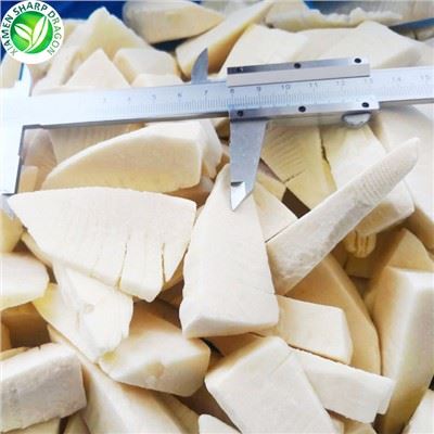 Tall superior de brot de bambú congelat