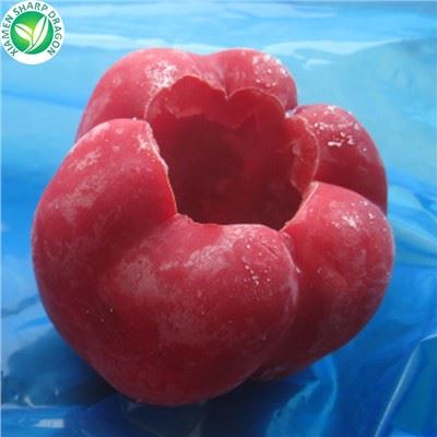 Tires de pebrot vermell congelat